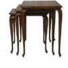 Set of 3 nesting tables Louis XV style.