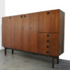 Teak veneer “Propos” series sideboard produced by Hulmefa, 1960s Netherlands