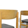 Set of two oak dining chairs 3236, ‘The People’s chair’ designed by Børge Mogensen for Fredericia Stolefabrik, Denmark 1956