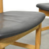 Set of two oak dining chairs 3236, ‘The People’s chair’ designed by Børge Mogensen for Fredericia Stolefabrik, Denmark 1956