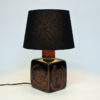 Swedish tablelamp Sultan of glazed ceramic by Carl Harry Stålhane for Rörstrand 1960s