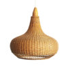 1960's Mid Century Rattan Ceiling Lamp