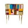 Cabinet Brass and glass Northern Italy
