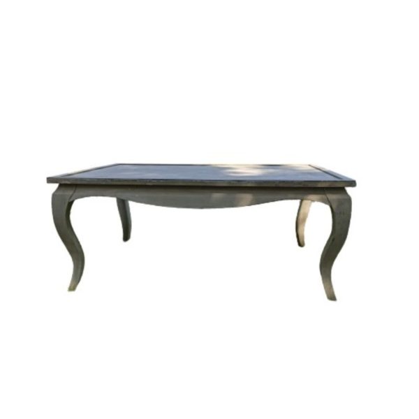 Table on bent legs in a rustic style. Table on bent legs in a rustic style.