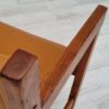 60s, H.J.Wegner, set of 3 armchairs, refurbished, leather, beech wood