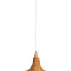 1960's Mid Century Rattan Ceiling Lamp