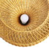 1960's Mid Century Rattan Ceiling Lamp