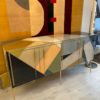 Colored glass sideboard - Northern Italy - Circa 1970