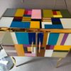 Cabinet Brass and glass Northern Italy