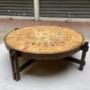 bass table - Roger Capron Sandstone and wood Circa 1960 -70 bass table - Roger Capron Sandstone and wood Circa 1960 -70