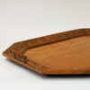 Large vintage carved wood tray or plate from Scandinavia 1920