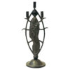 Bronze candleholder by Oscar Antonsson for Ystad metall, Sweden 1930s
