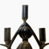 Bronze candleholder by Oscar Antonsson for Ystad metall, Sweden 1930s
