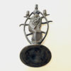 Bronze candleholder by Oscar Antonsson for Ystad metall, Sweden 1930s