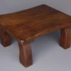 Solid Wood Brutalist Coffee Table