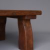 Solid Wood Brutalist Coffee Table