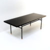 Black table attr. to French modernist designer Paul Geoffroy