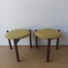 Modernist stools from the 1970s set of 2.