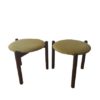 Modernist stools from the 1970s set of 2.