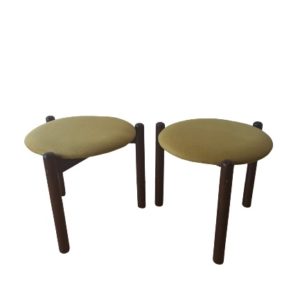 Modernist stools from the 1970s set of 2.