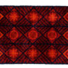 Scandinavian 20th century modern rya rug. Svängsta Slottsmatta, Sweden. 190 x 140 cm (75 x 55 in)