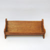 Lovely Oak freestanding vintage book shelf/crib from the 1920-30s