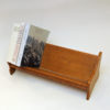 Lovely Oak freestanding vintage book shelf/crib from the 1920-30s