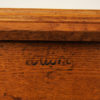 Lovely Oak freestanding vintage book shelf/crib from the 1920-30s