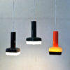Set of three Danish Cubist Pendants by Bent Karlby for A. Schrøder Kemi 1970s