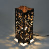 Brutalist Copper tablelamp by Aimo Tukianinen 1960s, Finland
