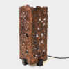 Brutalist Copper tablelamp by Aimo Tukianinen 1960s, Finland