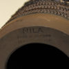 Brown Ceramic handmade table lamp pair by Nila Keramik, Sweden 1970s