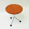 Round Vintage Teak side table by Albert Larsson for Tibro 1950s-Sweden