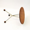 Round Vintage Teak side table by Albert Larsson for Tibro 1950s-Sweden