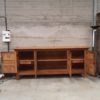 4 door sideboard in oak style spanish rustic modernist brutalist 1950