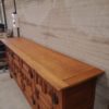 4 door sideboard in oak style spanish rustic modernist brutalist 1950