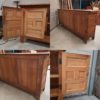 4 door sideboard in oak style spanish rustic modernist brutalist 1950