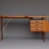 Teak Writing Desk by Louis Van Teeffelen for Wébé, 1960s