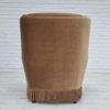 1960s, Danish high back armchair, original upholstery, green velour