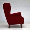 50s, Danish design, completely refurbished chair, furniture wool
