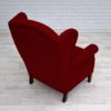 50s, Danish design, completely refurbished chair, furniture wool