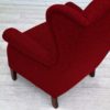 50s, Danish design, completely refurbished chair, furniture wool