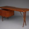 Teak Writing Desk by Louis Van Teeffelen for Wébé, 1960s