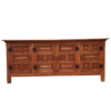 4 door sideboard in oak style spanish rustic modernist brutalist 1950