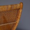 Vintage Dutch Teak and Rattan Armchair