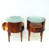 Mahogany bedside or sidetables by Axel Larsson for Bodafors, Sweden 1940s