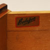 Mahogany bedside or sidetables by Axel Larsson for Bodafors, Sweden 1940s