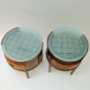 Mahogany bedside or sidetables by Axel Larsson for Bodafors, Sweden 1940s
