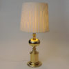 Large and lovely midcentury brass table lamp by Enco, Sweden 1960s