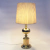 Large and lovely midcentury brass table lamp by Enco, Sweden 1960s